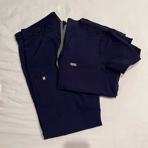 Figs scrub set • Navy